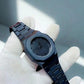Full Black Aura Quartz Watch – Lightweight Design, , Premium Quality & Finish – Best Quality Analog Watch For Boys – Watch For Men | Full Black Color Watch – With Box